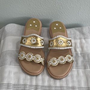 Jack Roger’s Gold and white sandal